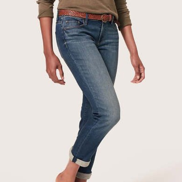 loft modern cuffed crop